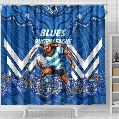Custom Blues Cockroaches Shower Curtain New South Wales Rugby