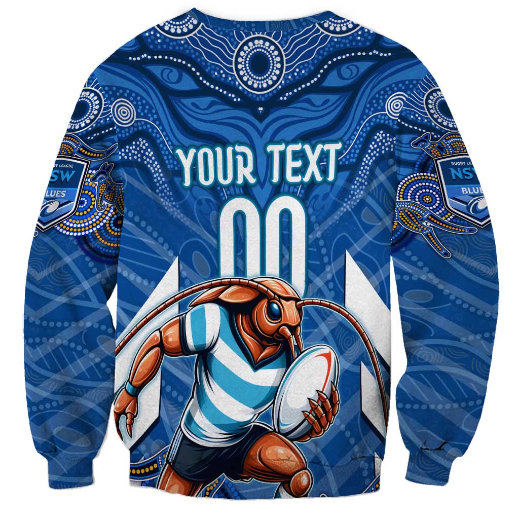 Custom Blues Cockroaches Sweatshirt New South Wales Rugby
