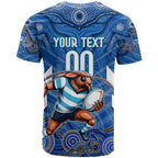 Custom Blues Cockroaches T Shirt New South Wales Rugby