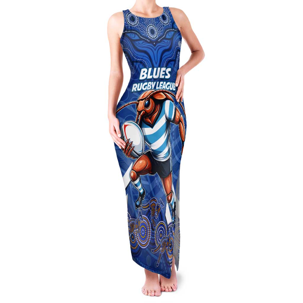 Custom Blues Cockroaches Tank Maxi Dress New South Wales Rugby