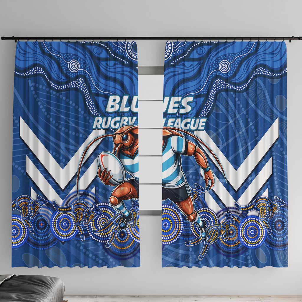 Custom Blues Cockroaches Window Curtain New South Wales Rugby