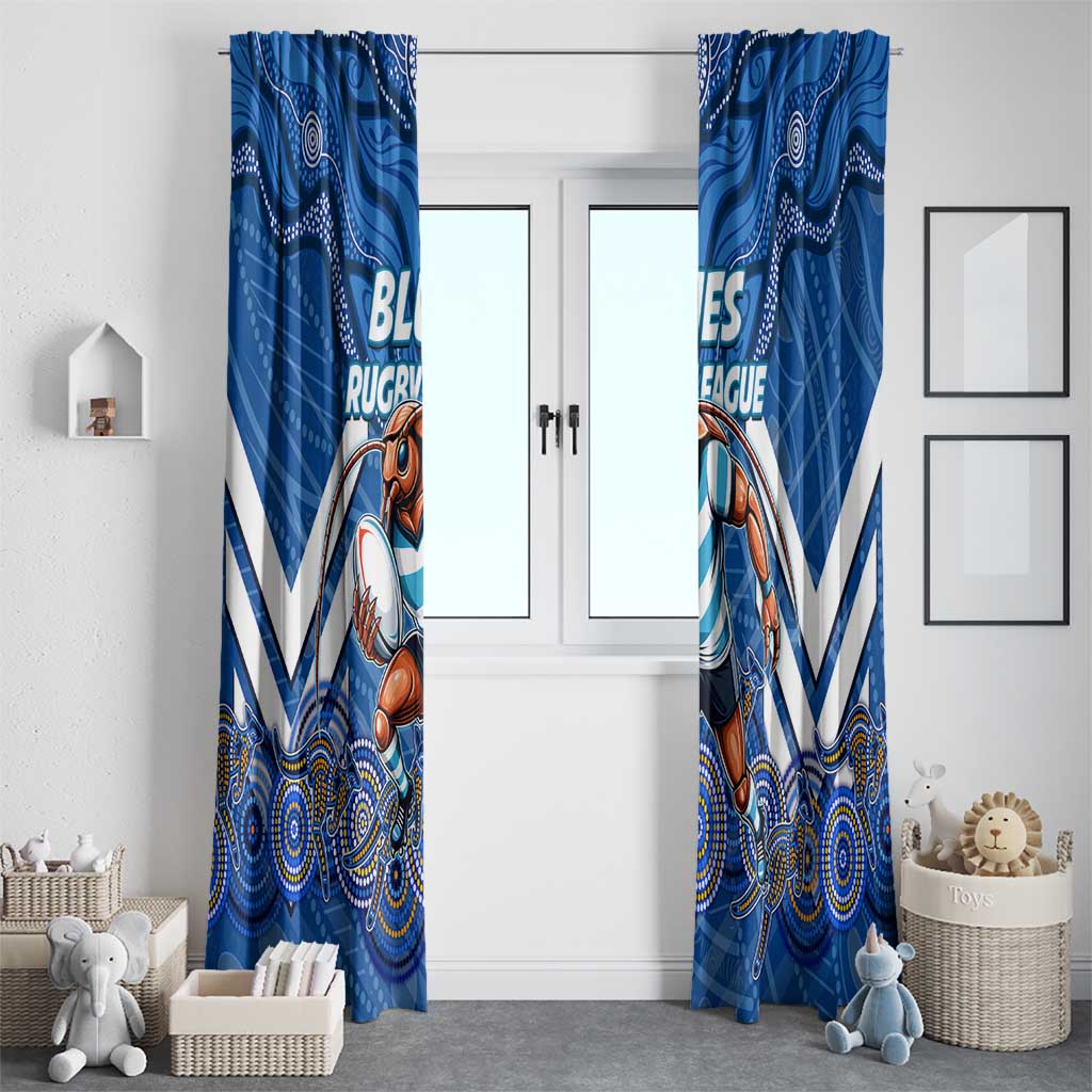 Custom Blues Cockroaches Window Curtain New South Wales Rugby