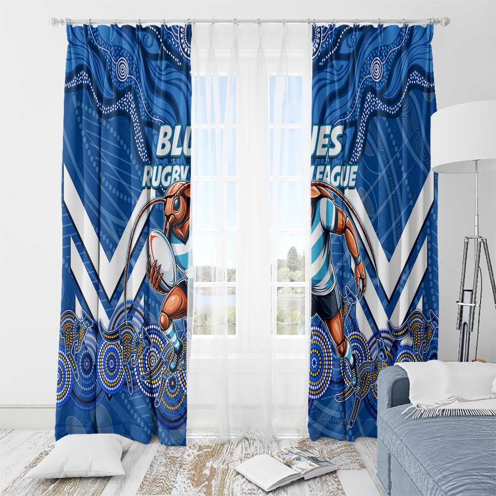 Custom Blues Cockroaches Window Curtain New South Wales Rugby