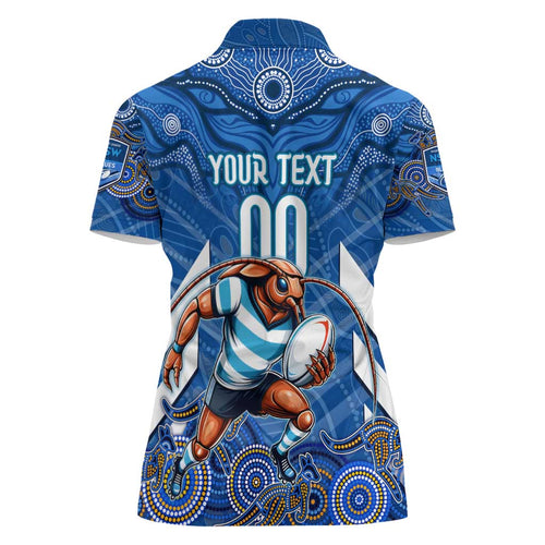 Custom Blues Cockroaches Women Polo Shirt New South Wales Rugby