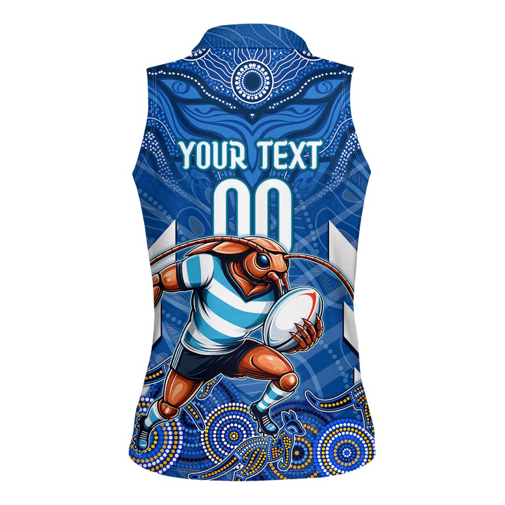 Custom Blues Cockroaches Women Sleeveless Polo Shirt New South Wales Rugby