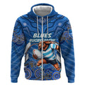 Custom Blues Cockroaches Zip Hoodie New South Wales Rugby