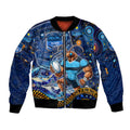 Personalised Mascot NSW Blues Rugby Bomber Jacket Aboriginal Galaxy
