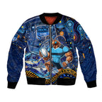 Personalised Mascot NSW Blues Rugby Bomber Jacket Aboriginal Galaxy