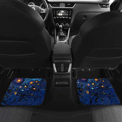 Mascot NSW Blues Rugby Car Mats Aboriginal Galaxy