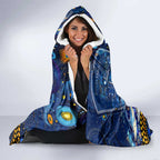 Mascot NSW Blues Rugby Hooded Blanket Aboriginal Galaxy
