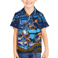 Personalised Mascot NSW Blues Rugby Kid Hawaiian Shirt Aboriginal Galaxy