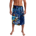 Personalised Mascot NSW Blues Rugby Lavalava Aboriginal Galaxy
