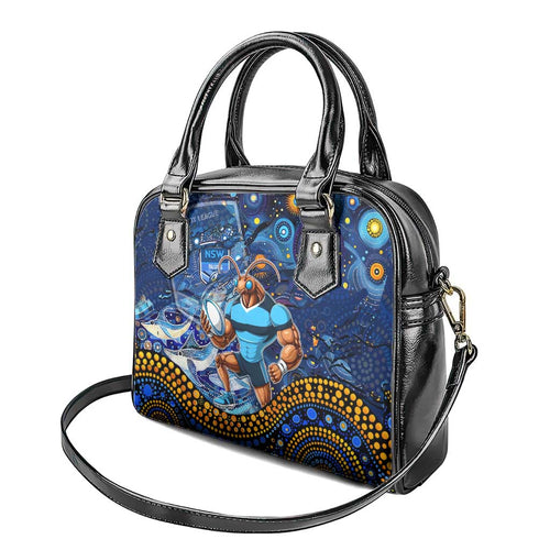 Mascot NSW Blues Rugby Shoulder Handbag Aboriginal Galaxy