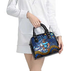 Mascot NSW Blues Rugby Shoulder Handbag Aboriginal Galaxy