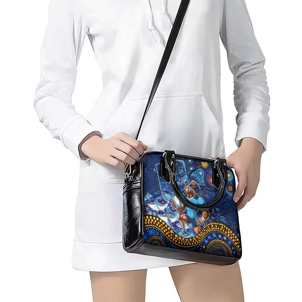 Mascot NSW Blues Rugby Shoulder Handbag Aboriginal Galaxy