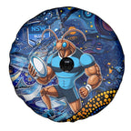 Mascot NSW Blues Rugby Spare Tire Cover Aboriginal Galaxy