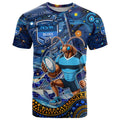 Personalised Mascot NSW Blues Rugby T Shirt Aboriginal Galaxy