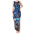 Personalised Mascot NSW Blues Rugby Tank Maxi Dress Aboriginal Galaxy