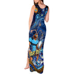 Personalised Mascot NSW Blues Rugby Tank Maxi Dress Aboriginal Galaxy