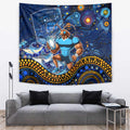 Mascot NSW Blues Rugby Tapestry Aboriginal Galaxy