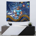 Mascot NSW Blues Rugby Tapestry Aboriginal Galaxy