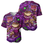 Personalised Mascot Queensland Maroons Rugby Baseball Jersey Aboriginal Galaxy