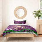 Mascot Queensland Maroons Rugby Bedding Set Aboriginal Galaxy