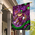 Mascot Queensland Maroons Rugby Garden Flag Aboriginal Galaxy