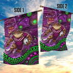 Mascot Queensland Maroons Rugby Garden Flag Aboriginal Galaxy