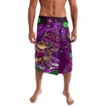 Personalised Mascot Queensland Maroons Rugby Lavalava Aboriginal Galaxy