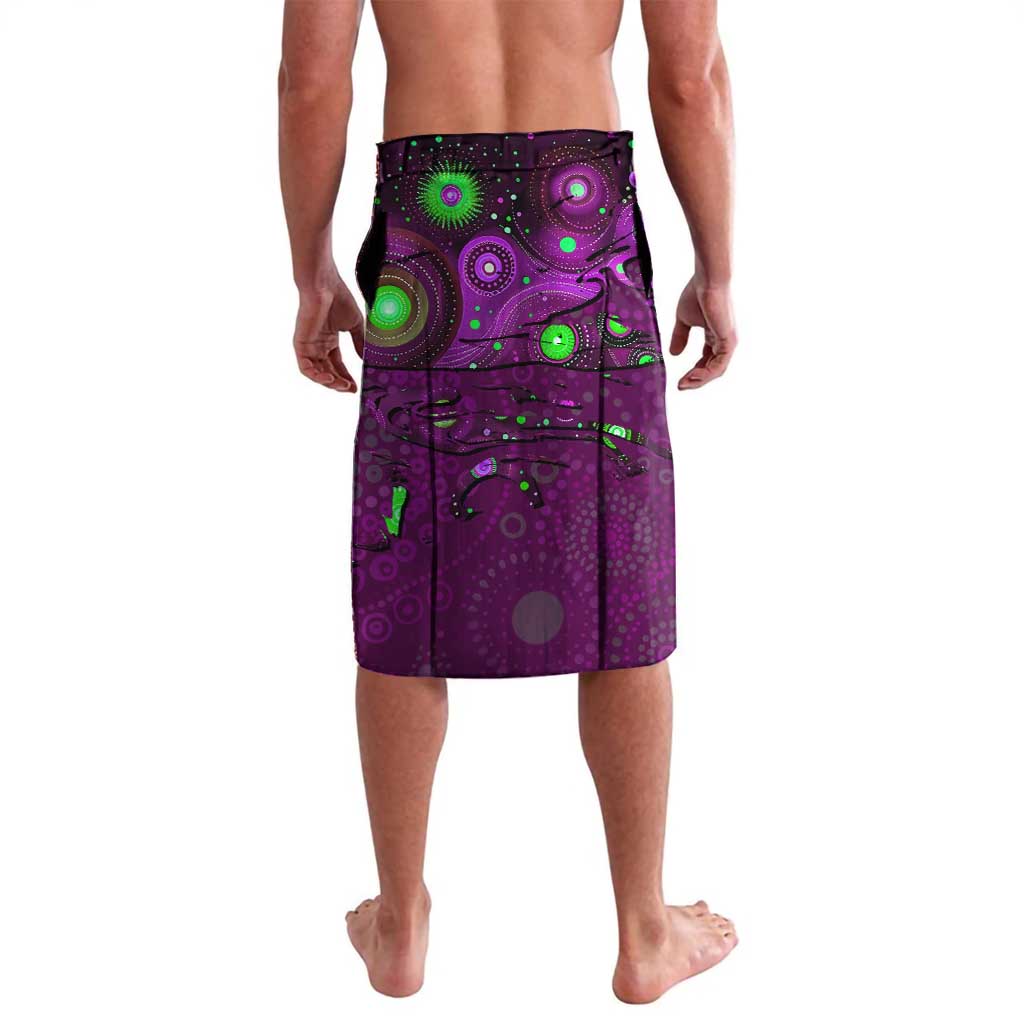 Personalised Mascot Queensland Maroons Rugby Lavalava Aboriginal Galaxy