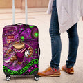Mascot Queensland Maroons Rugby Luggage Cover Aboriginal Galaxy