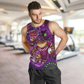 Personalised Mascot Queensland Maroons Rugby Men Tank Top Aboriginal Galaxy