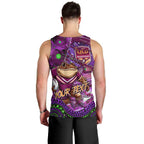 Personalised Mascot Queensland Maroons Rugby Men Tank Top Aboriginal Galaxy