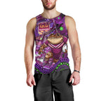 Personalised Mascot Queensland Maroons Rugby Men Tank Top Aboriginal Galaxy