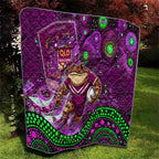 Mascot Queensland Maroons Rugby Quilt Aboriginal Galaxy