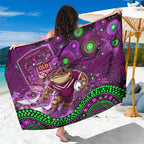 Mascot Queensland Maroons Rugby Sarong Aboriginal Galaxy