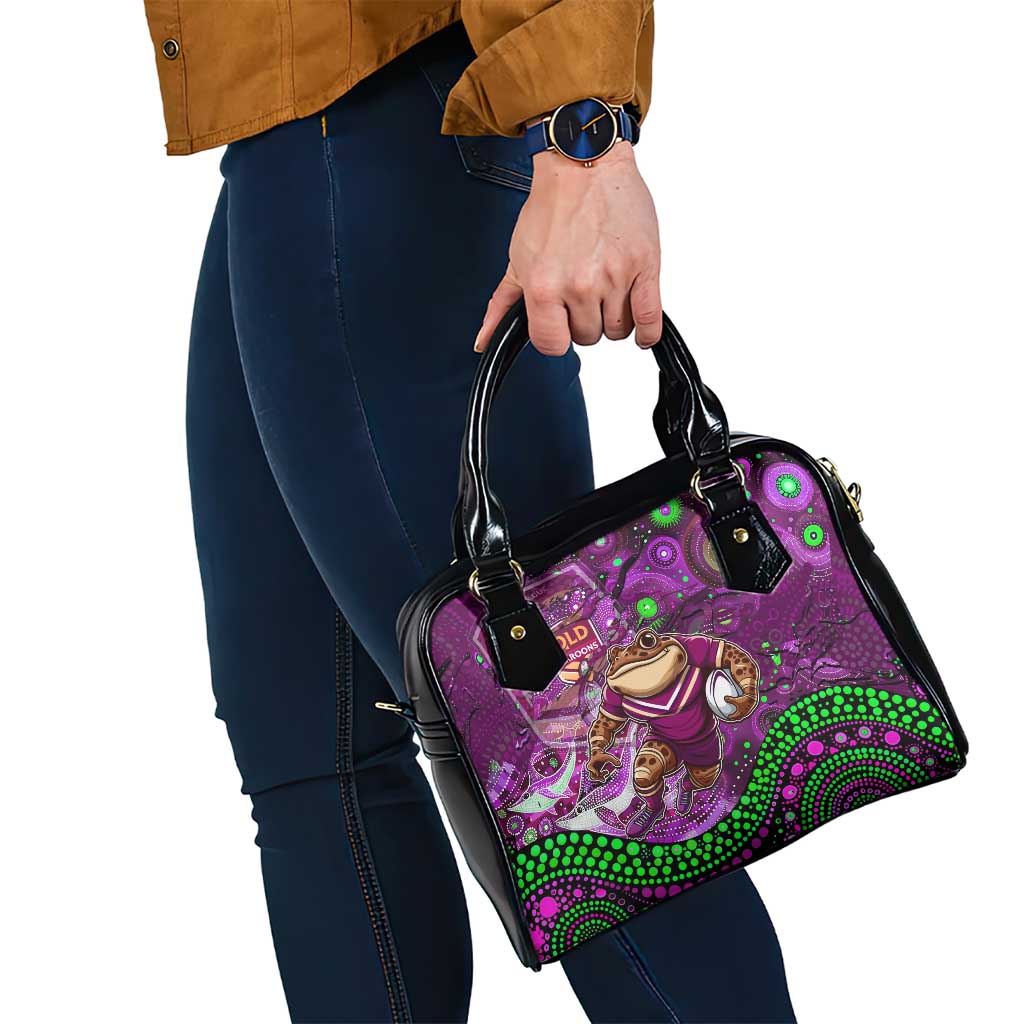 Mascot Queensland Maroons Rugby Shoulder Handbag Aboriginal Galaxy