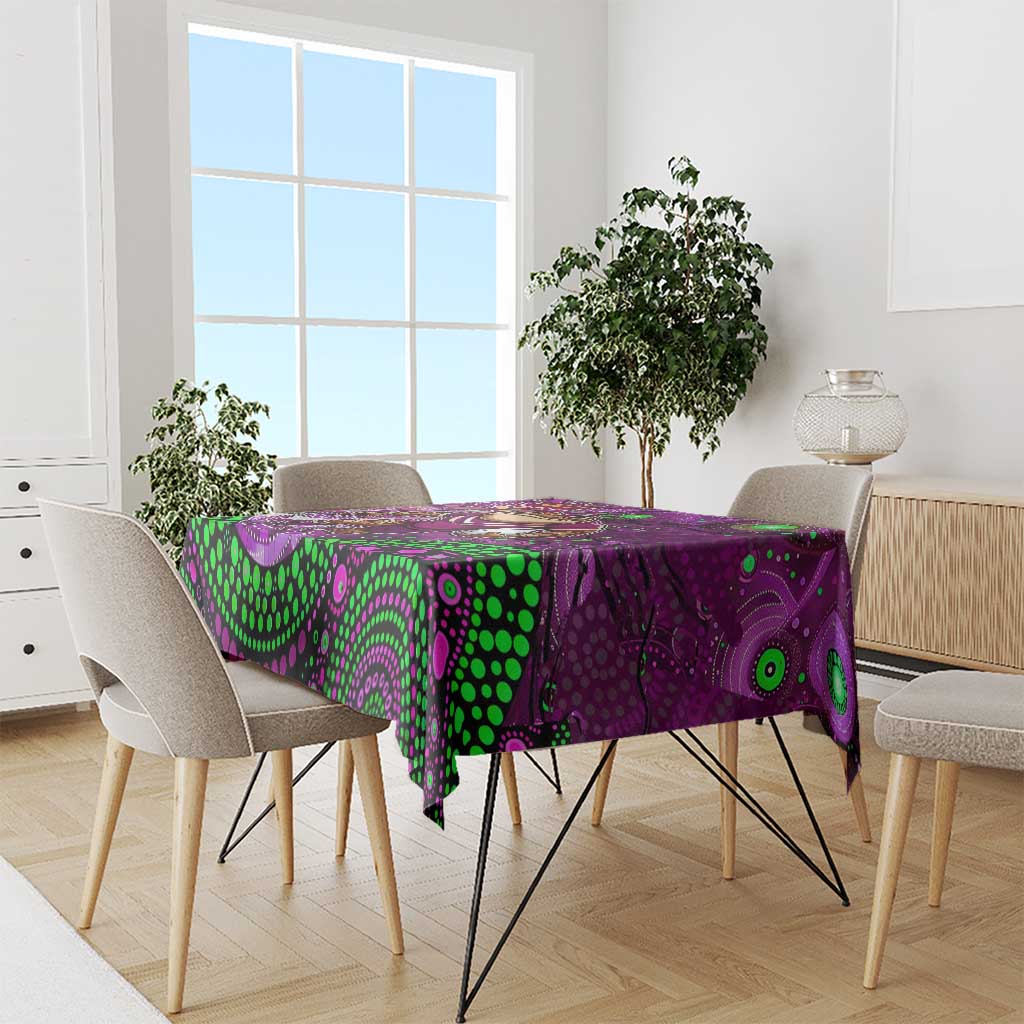 Mascot Queensland Maroons Rugby Tablecloth Aboriginal Galaxy