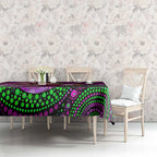 Mascot Queensland Maroons Rugby Tablecloth Aboriginal Galaxy