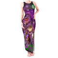 Personalised Mascot Queensland Maroons Rugby Tank Maxi Dress Aboriginal Galaxy