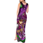 Personalised Mascot Queensland Maroons Rugby Tank Maxi Dress Aboriginal Galaxy