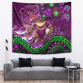 Mascot Queensland Maroons Rugby Tapestry Aboriginal Galaxy