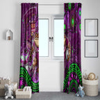 Mascot Queensland Maroons Rugby Window Curtain Aboriginal Galaxy