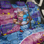 Blues Cockroaches And Maroons Cane Toads Back Car Seat Cover State of Origin Aboriginal