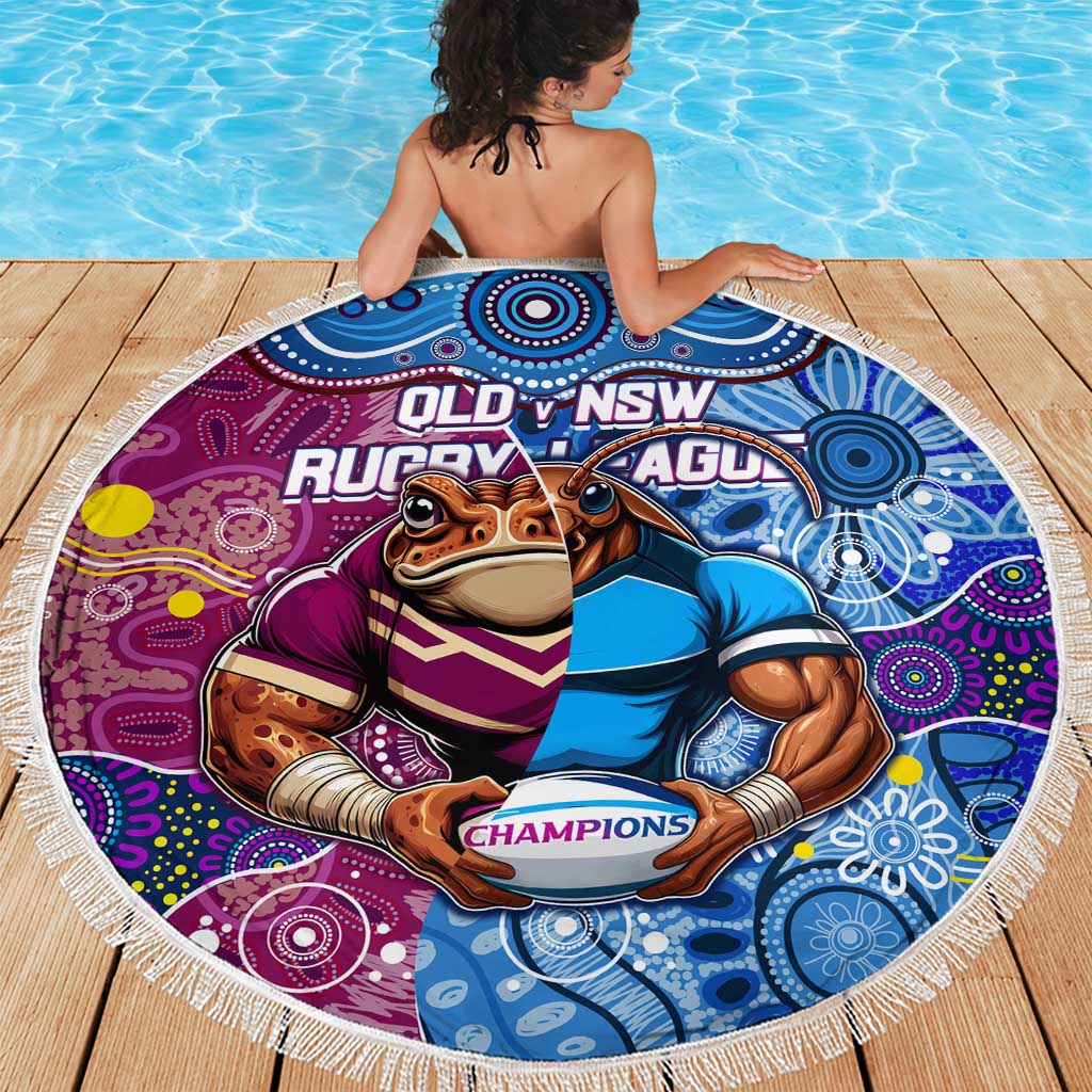 Blues Cockroaches And Maroons Cane Toads Beach Blanket State of Origin Aboriginal