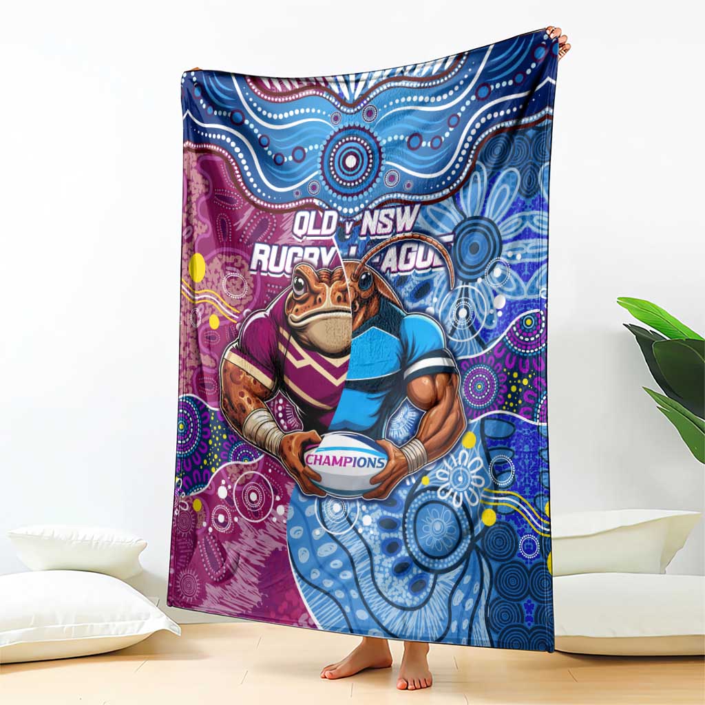 Blues Cockroaches And Maroons Cane Toads Blanket State of Origin Aboriginal