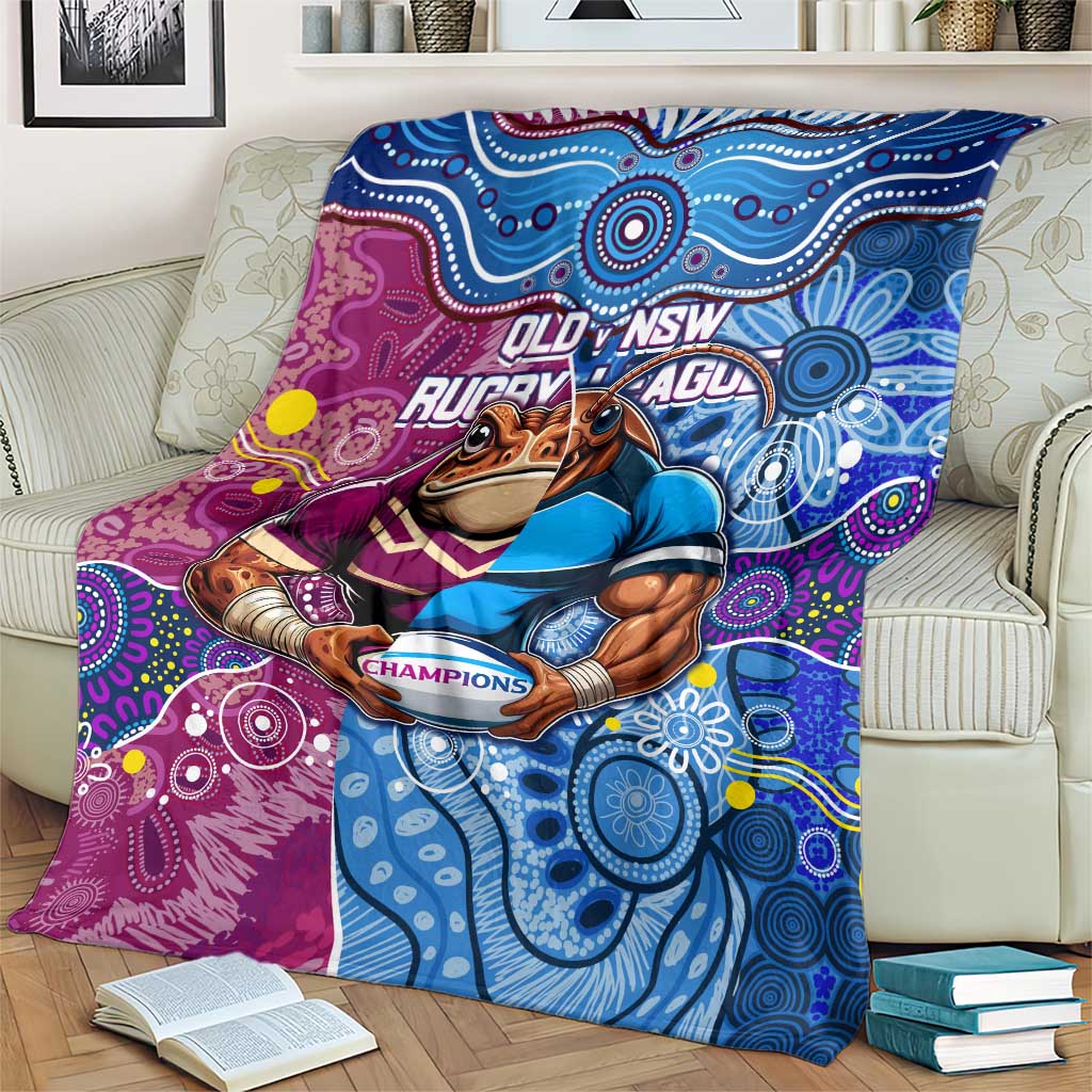 Blues Cockroaches And Maroons Cane Toads Blanket State of Origin Aboriginal