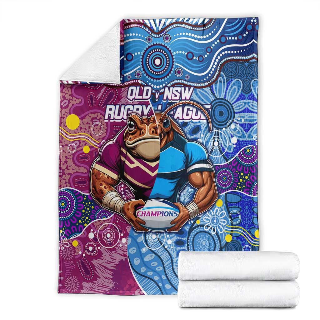 Blues Cockroaches And Maroons Cane Toads Blanket State of Origin Aboriginal