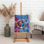 Blues Cockroaches And Maroons Cane Toads Canvas Wall Art State of Origin Aboriginal
